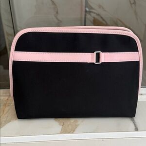 LANCÔME🎀Black and Pink Cosmetic Bag